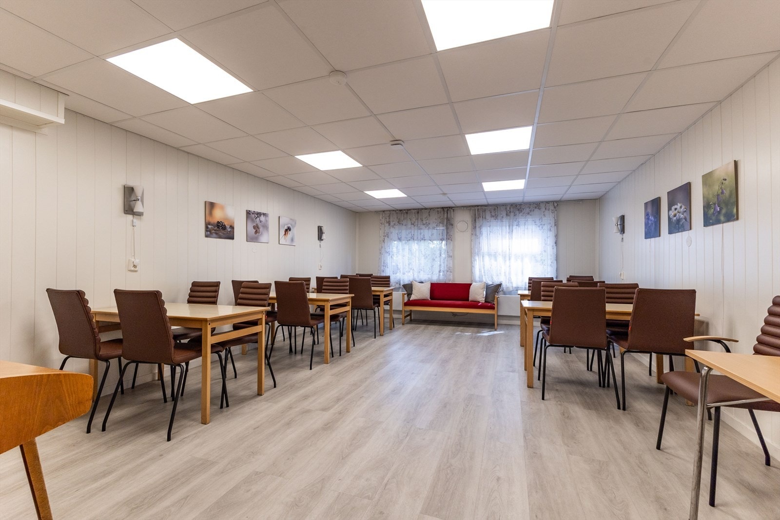 Felles sosialt møterom i borettslaget. Galleribilde