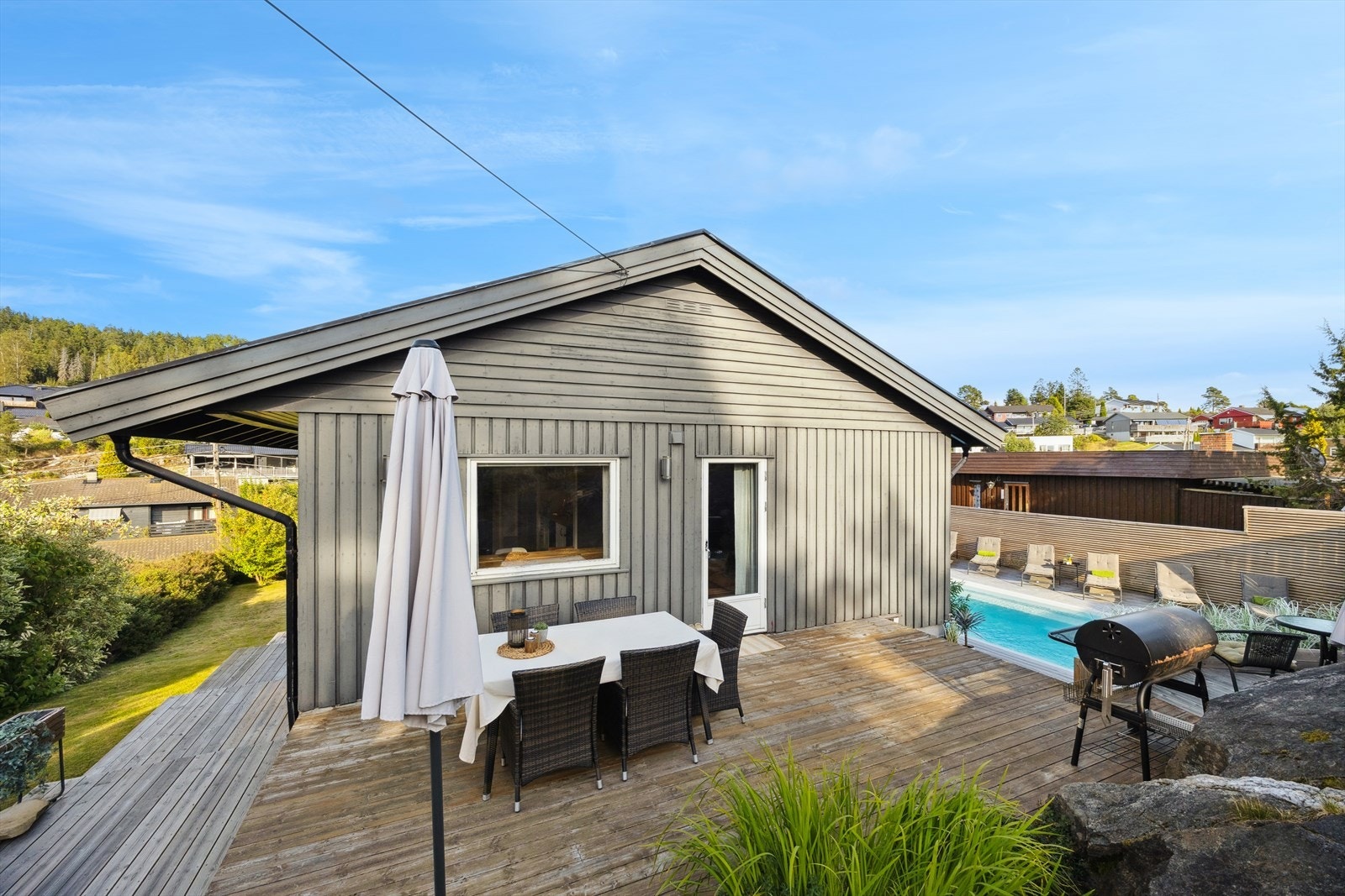 Her er det tilrettelagt for at hele familien med venner kan kose seg! Galleribilde