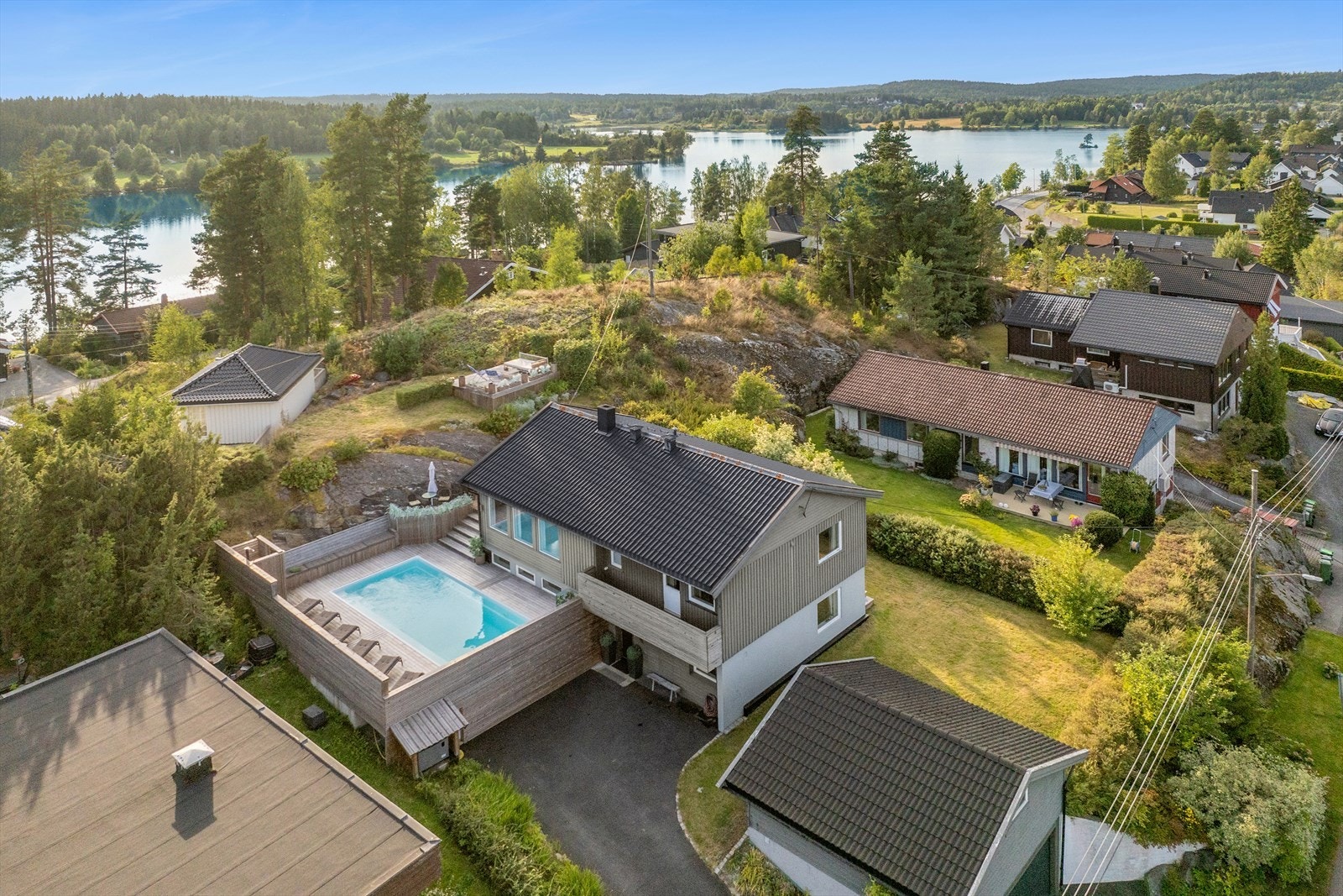 Hele uteområde oppleves som en usjenert oase som bare må oppleves. Galleribilde