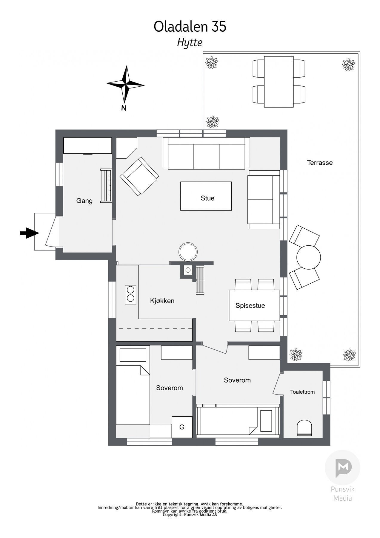 Plantegning Galleribilde