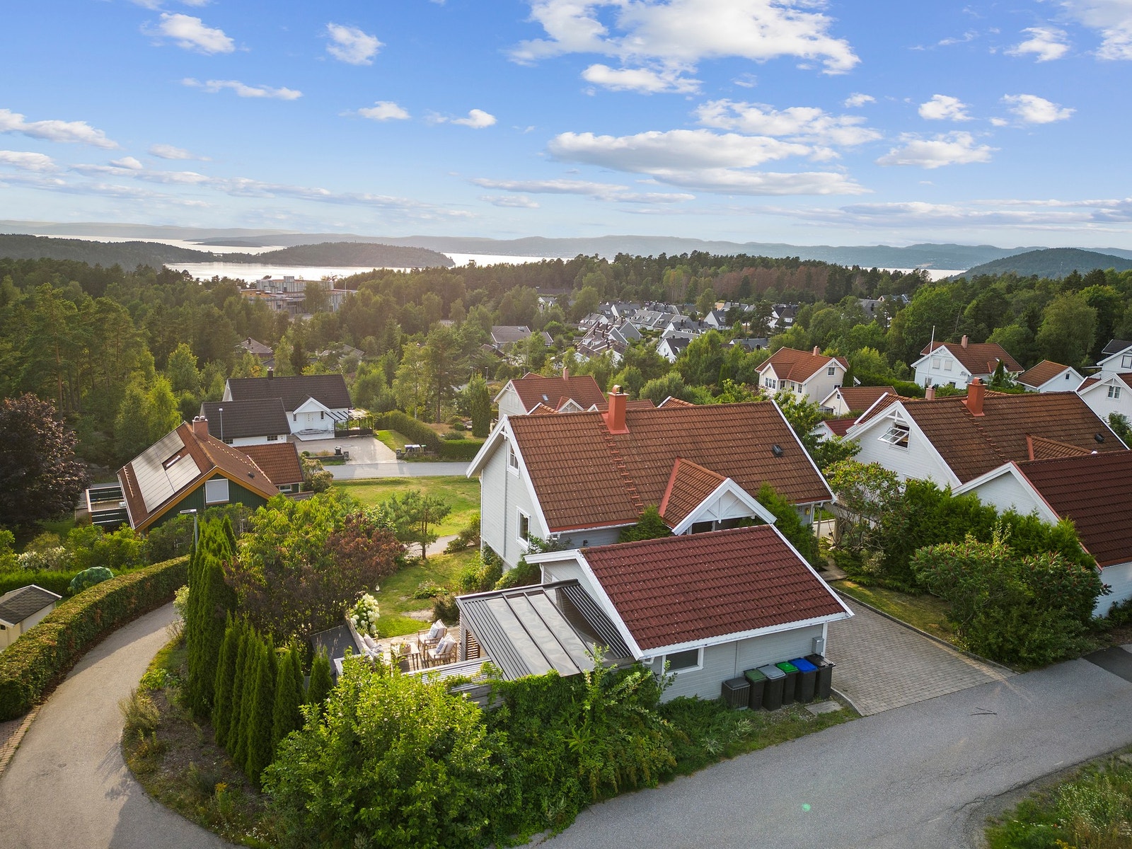 Beliggenhet nesten i enden av blindvei Galleribilde