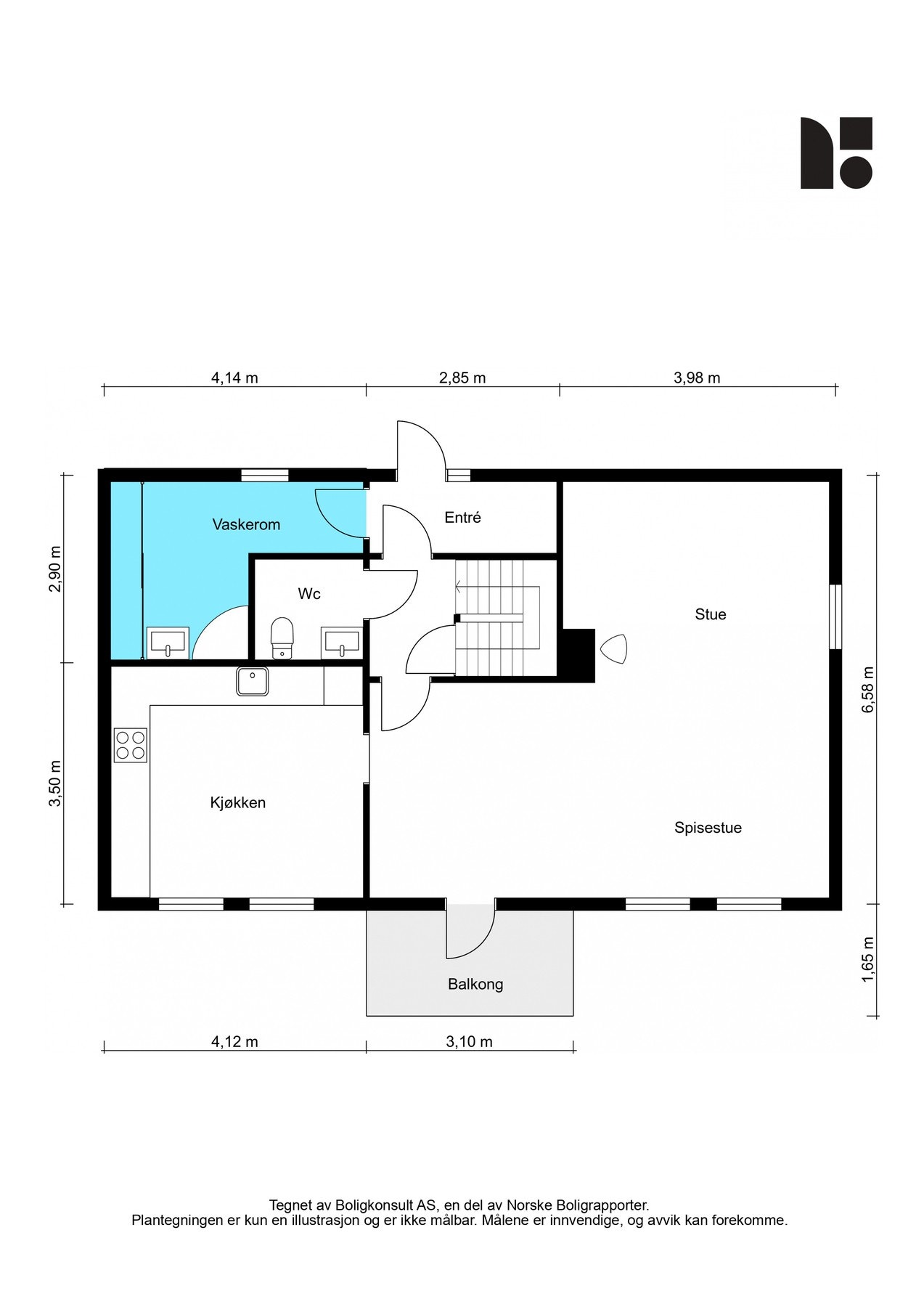 Plantegning - Første etasje Galleribilde