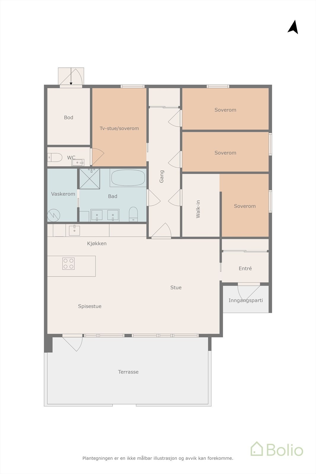 Plantegning Galleribilde