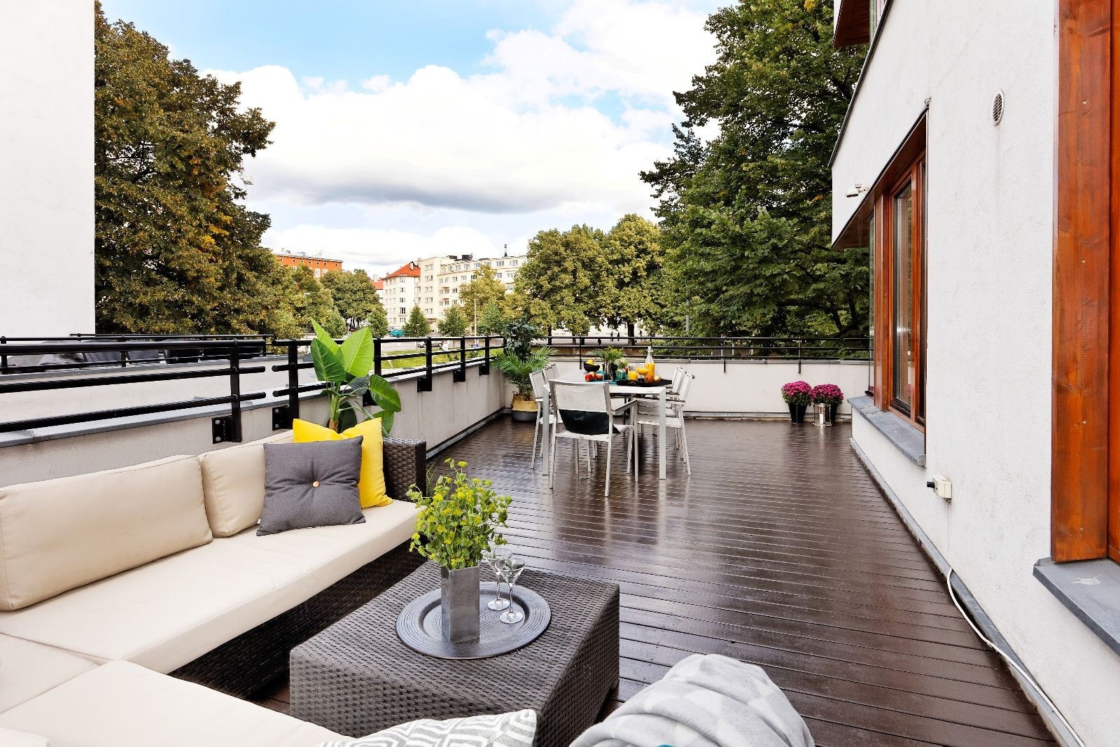 Privat terrasse Galleribilde