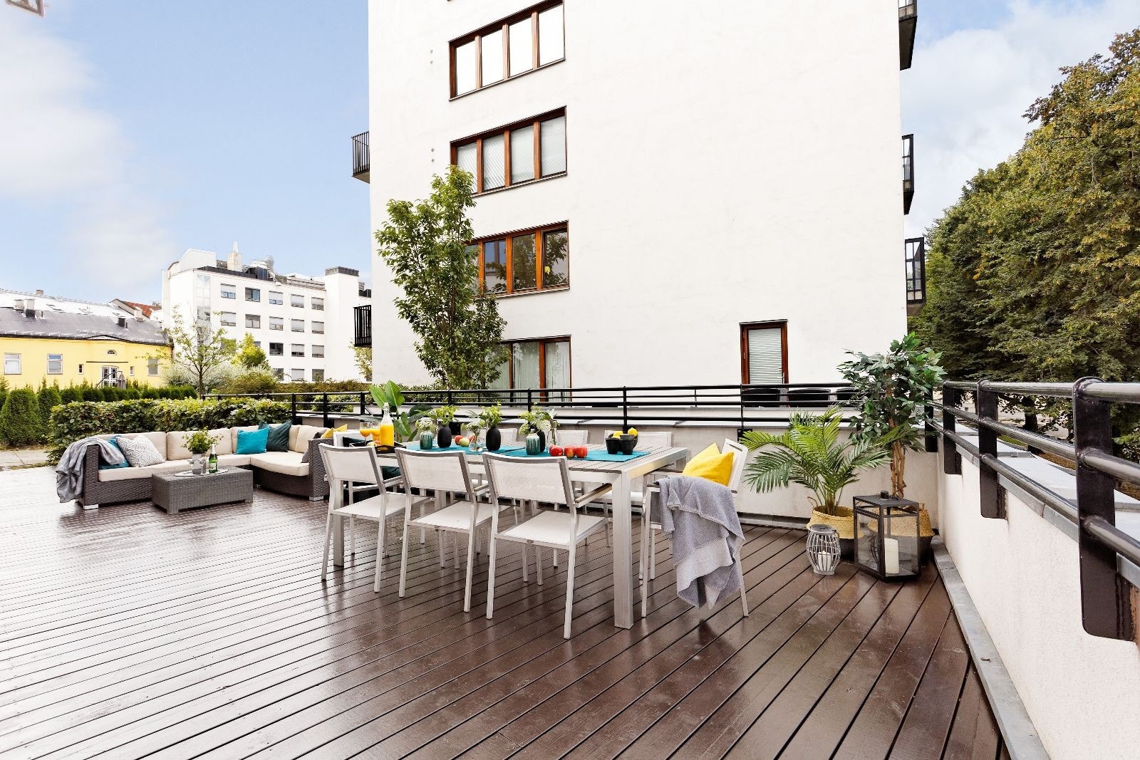 Privat terrasse Galleribilde