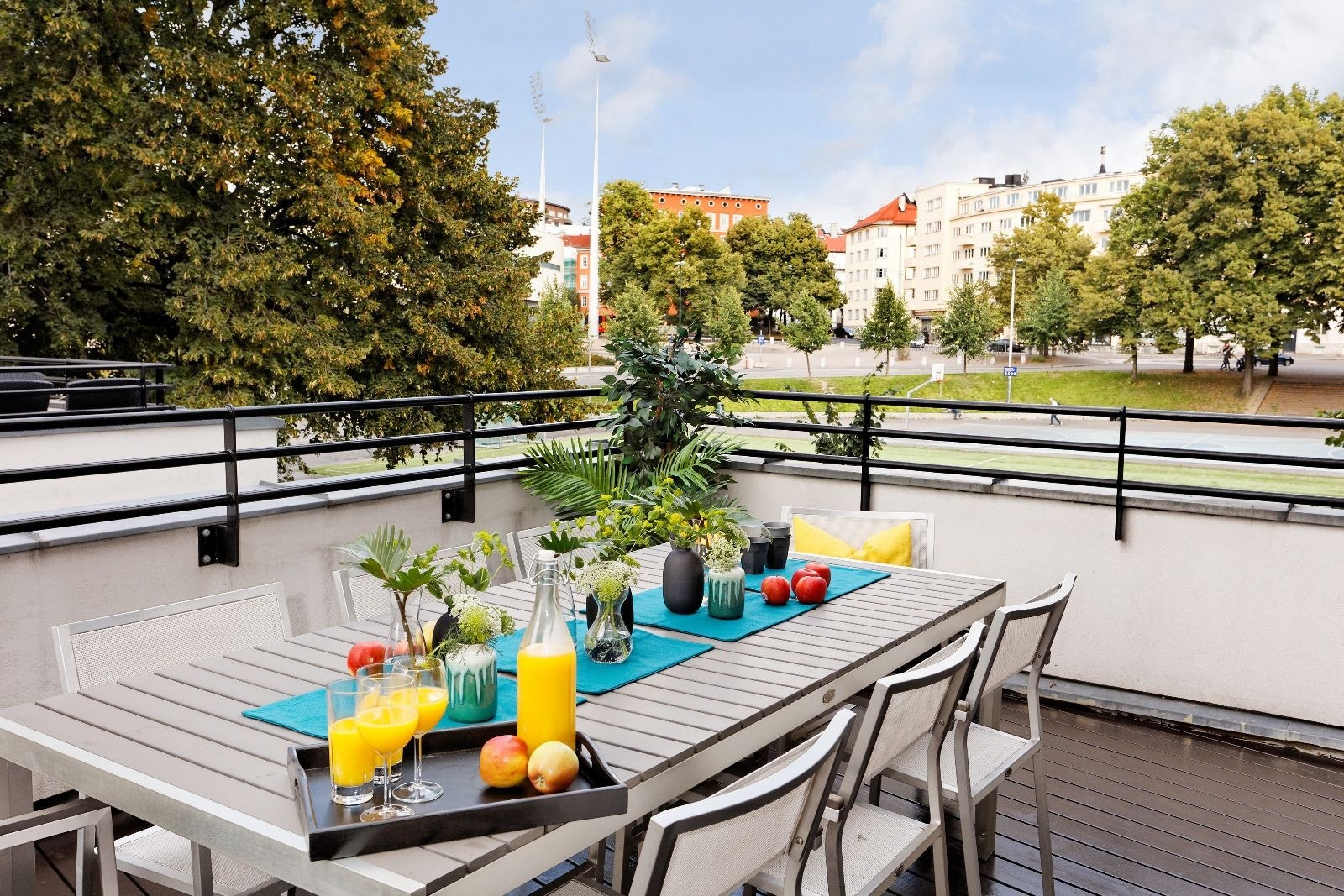 Privat terrasse Galleribilde