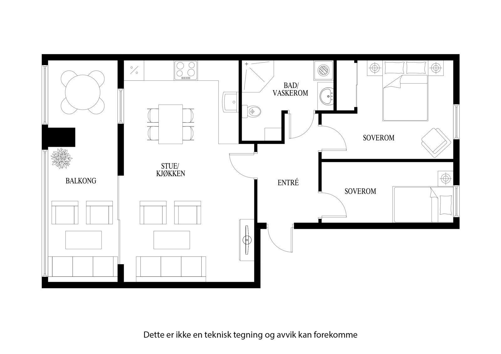 Plantegning - 3. etasje Galleribilde