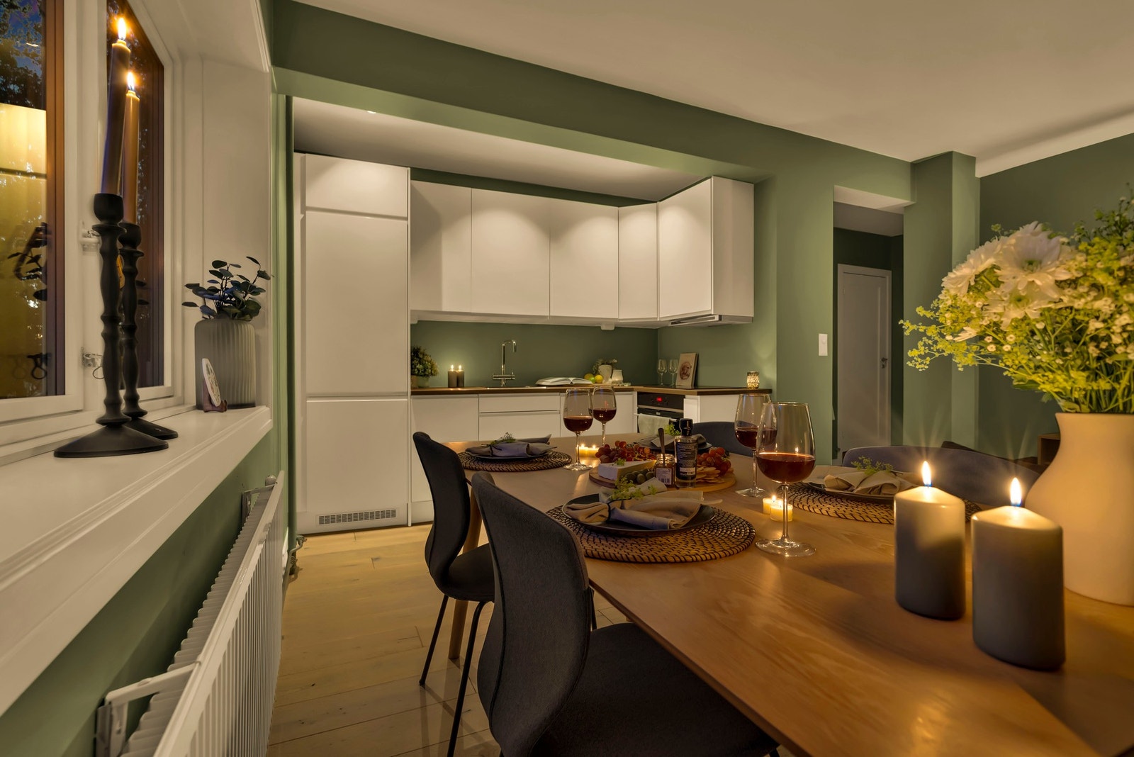 Varmtvann, fjernvarme, og internett er blant annet inkludert i felleskostnadene. Galleribilde