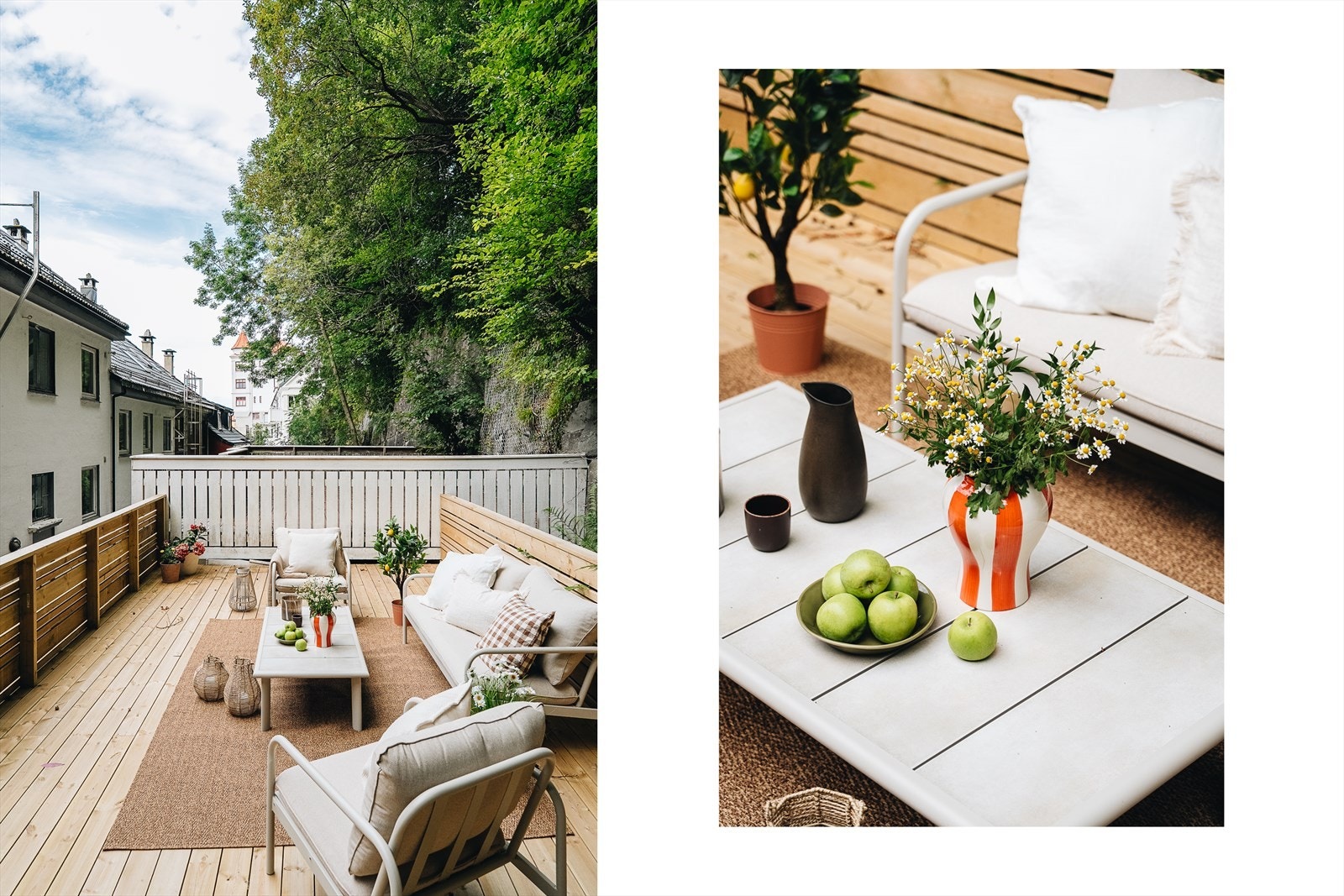 - Denne måler ca. 31,5 m² - en herlig sone å nyte finværsdagene - Galleribilde