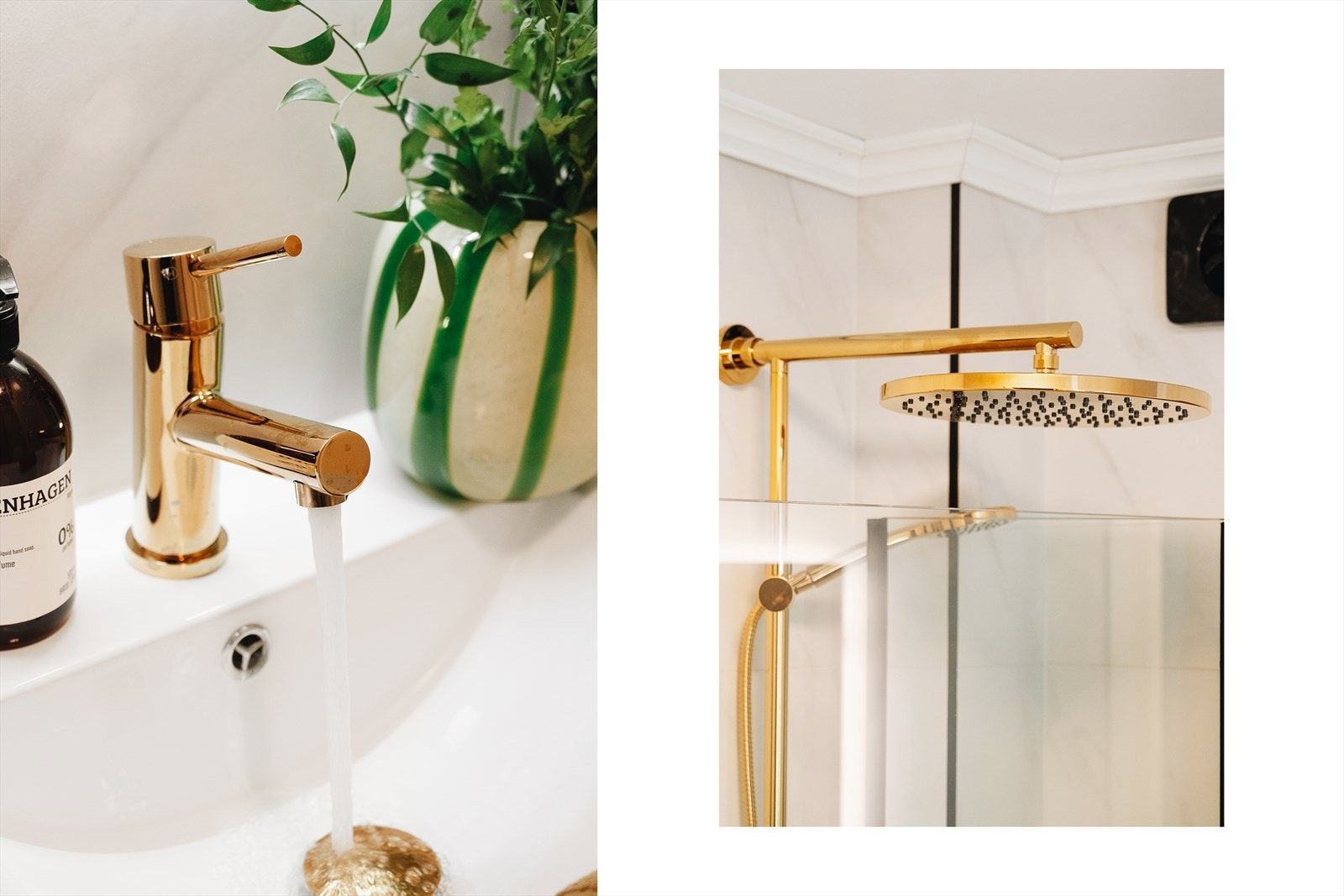 - Det er deilig varme i gulvet, regnfallsdusj og innfellbare dusjdører - Galleribilde