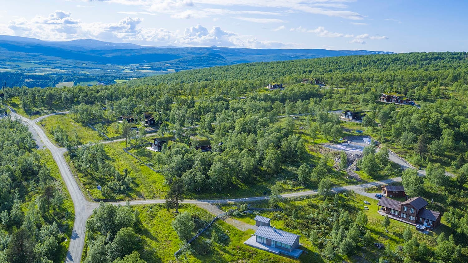 Oversiktsbilde av tomteområdet Galleribilde