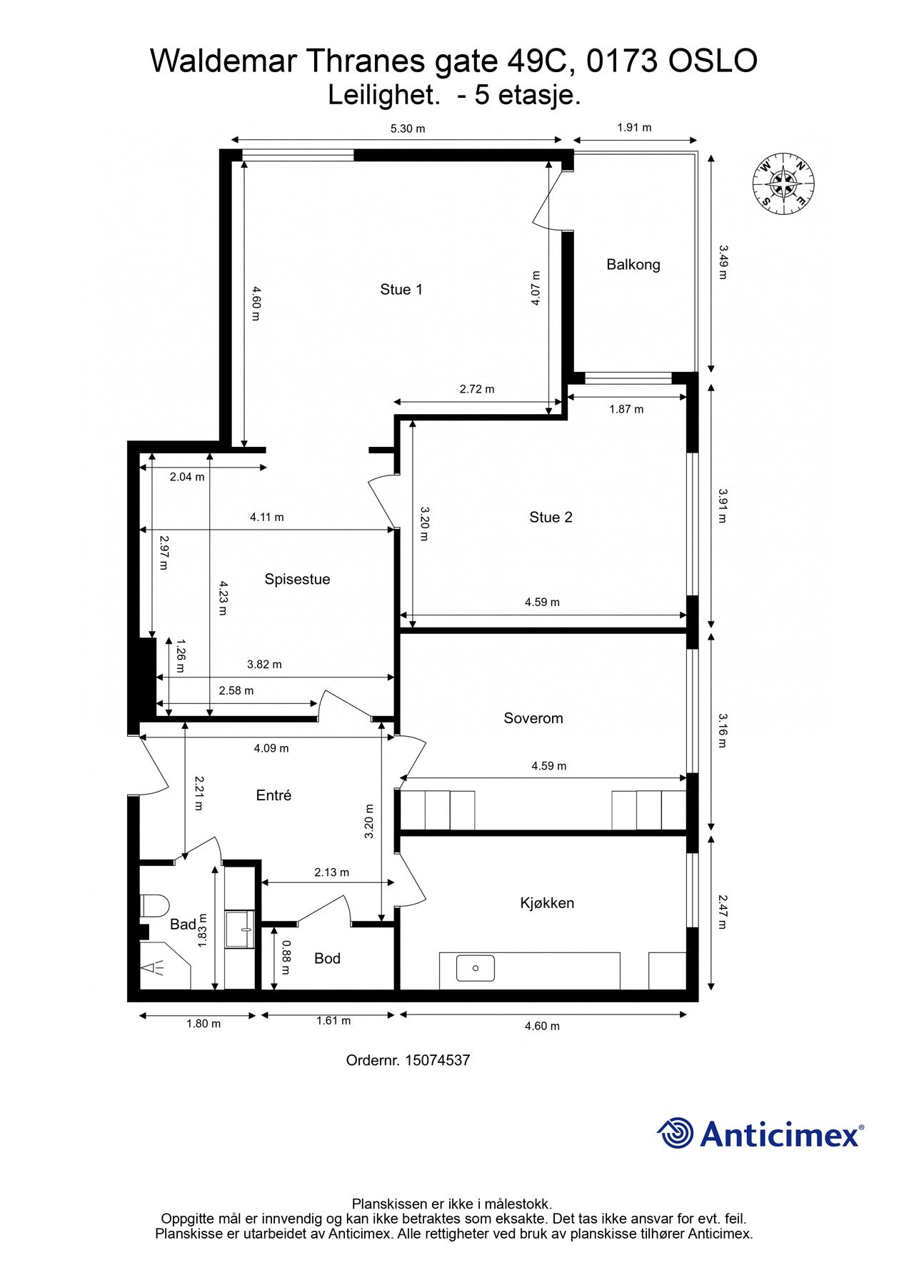 Plantegning. Galleribilde