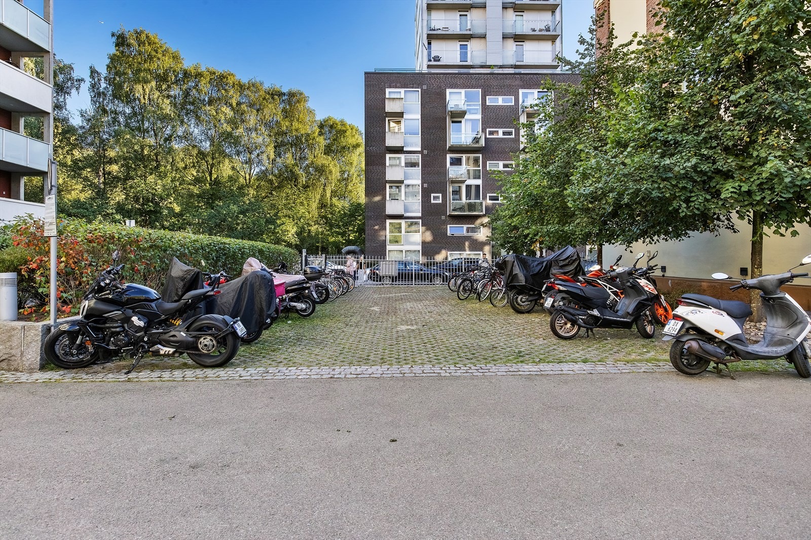 Felles lukket gårdsrom. Galleribilde