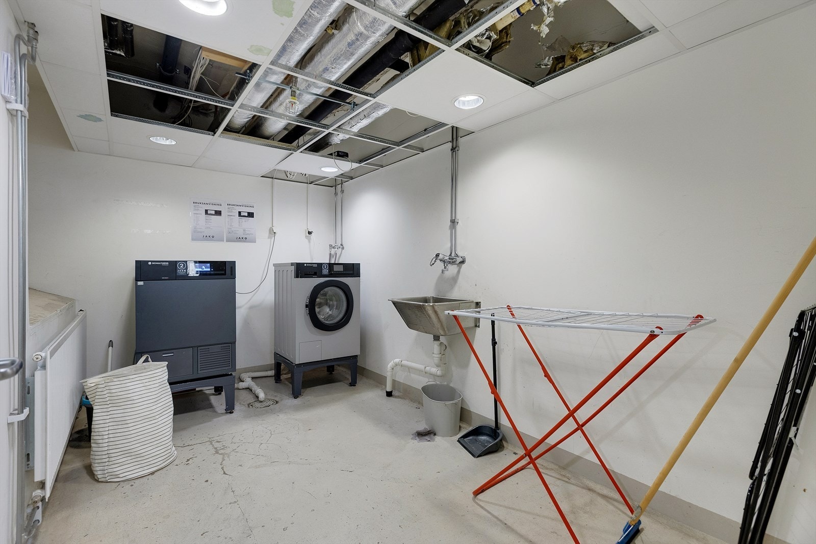 Borettslagets fellesvaskeri. Galleribilde