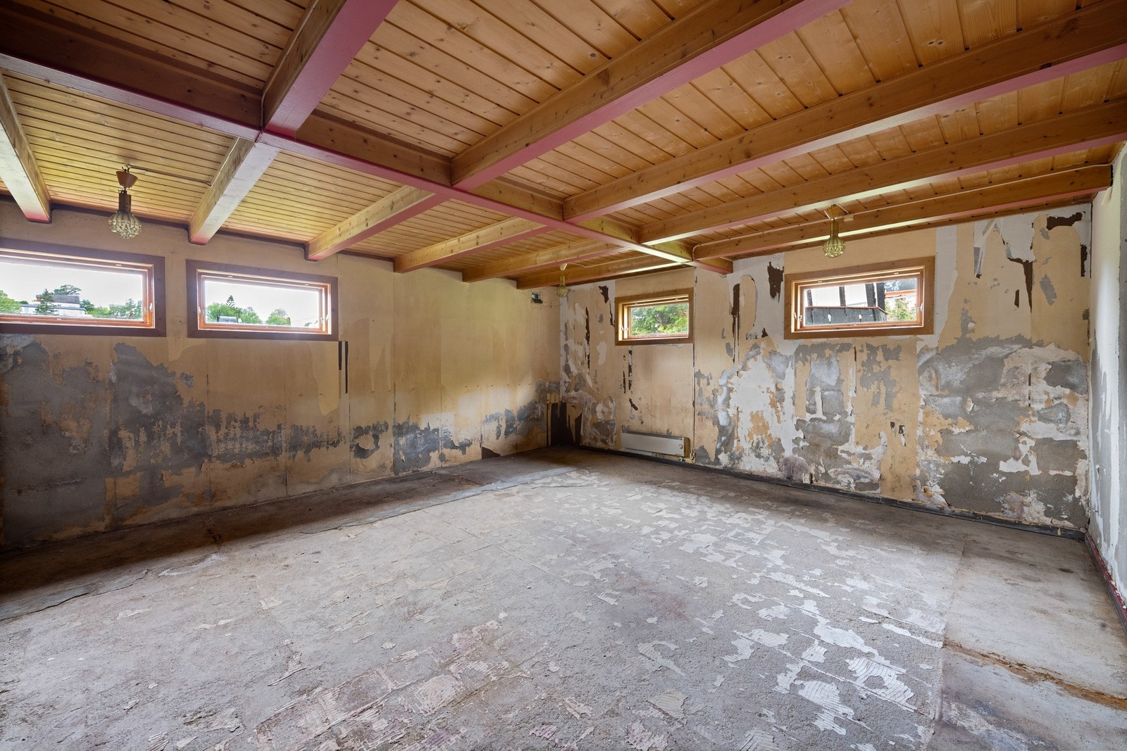 Peisestue i hoveddel, ca. 26 kvm. Galleribilde