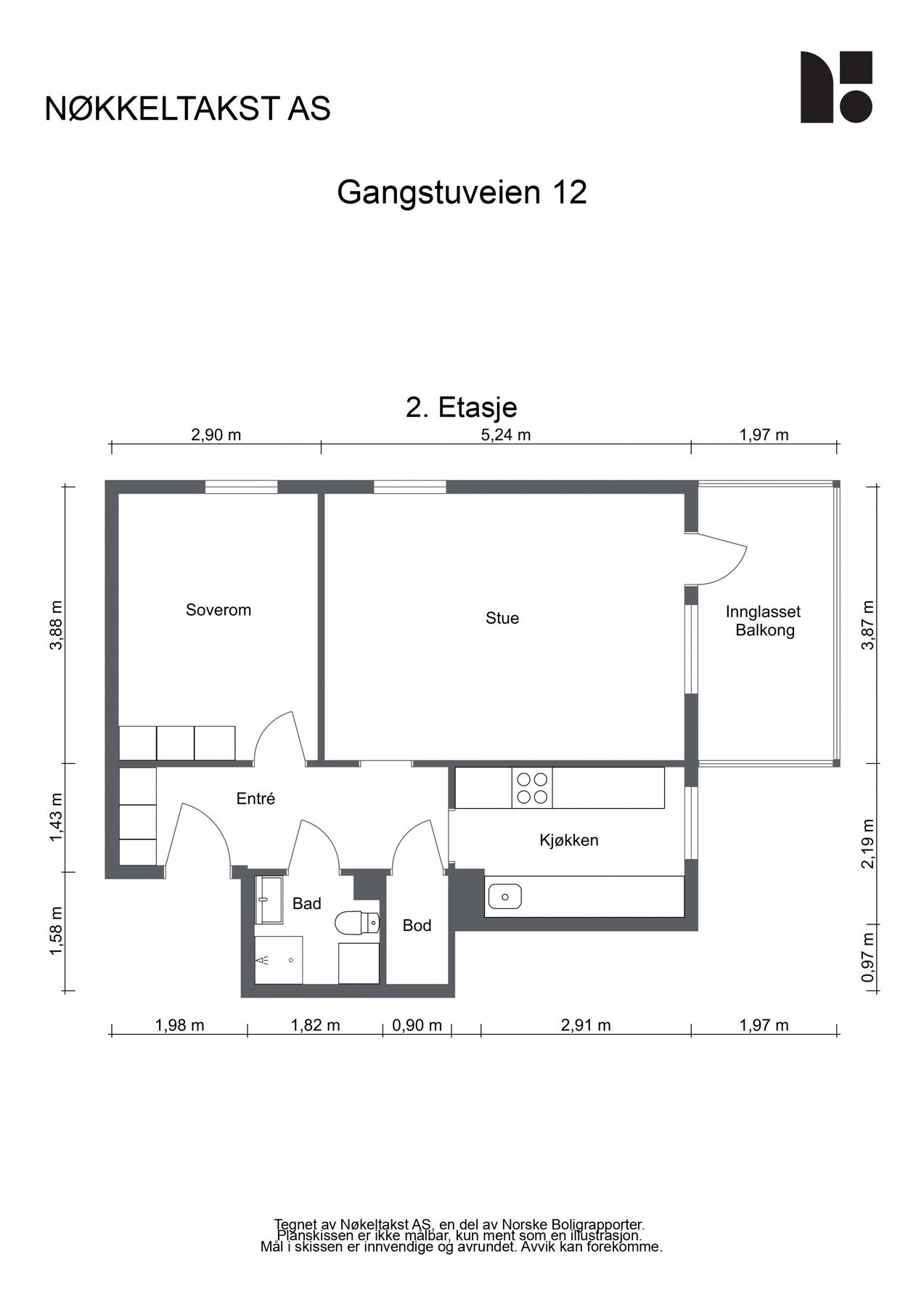 Plantegning Galleribilde