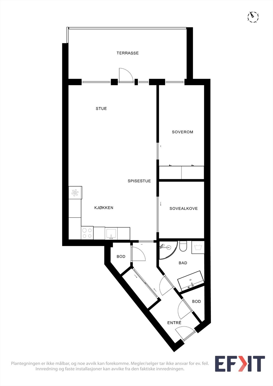 Plantegning Galleribilde