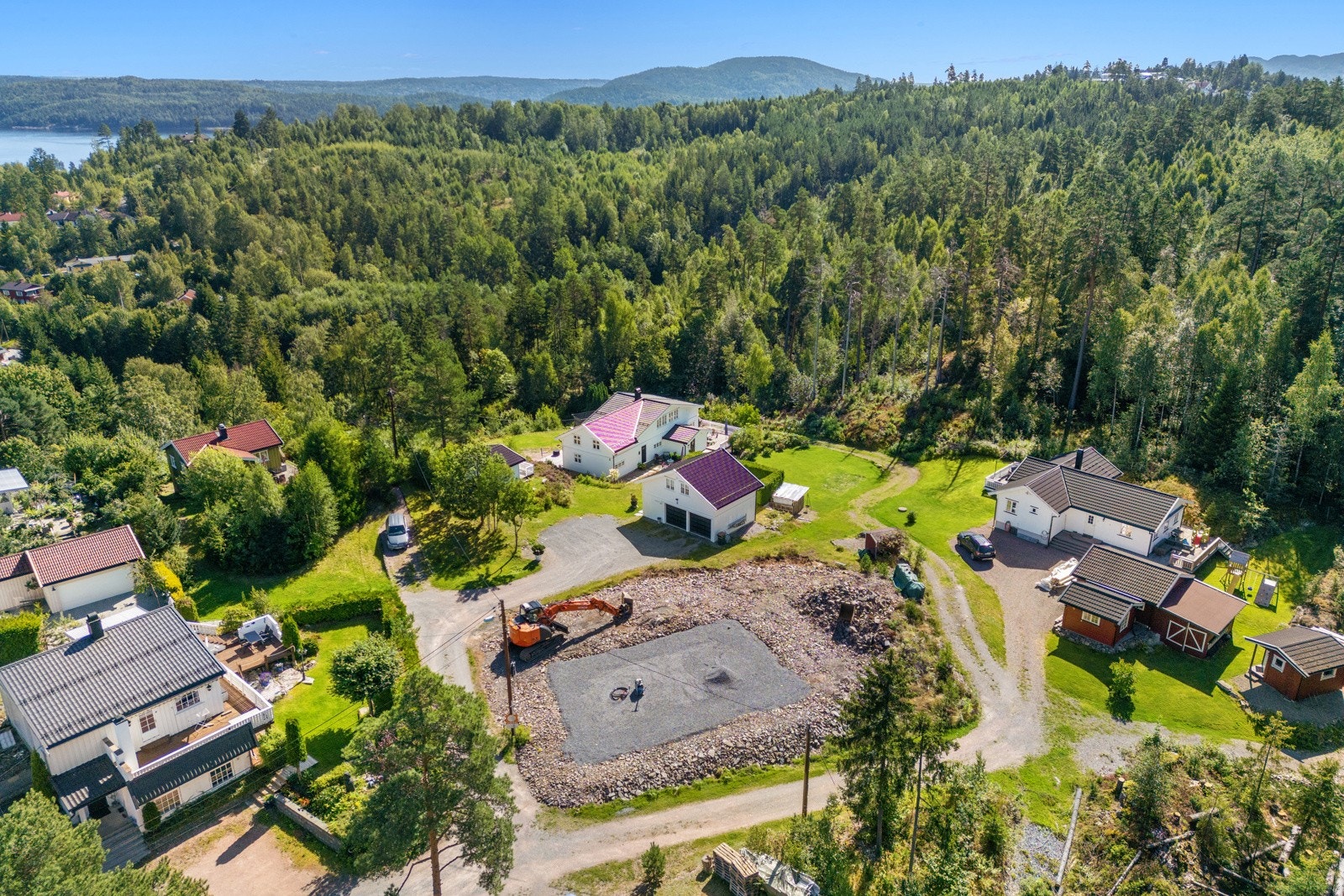 Landlig beliggenhet Galleribilde