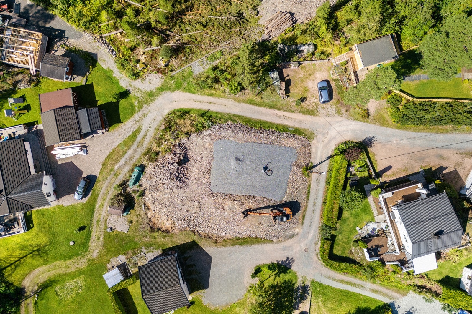 Dronefoto Galleribilde