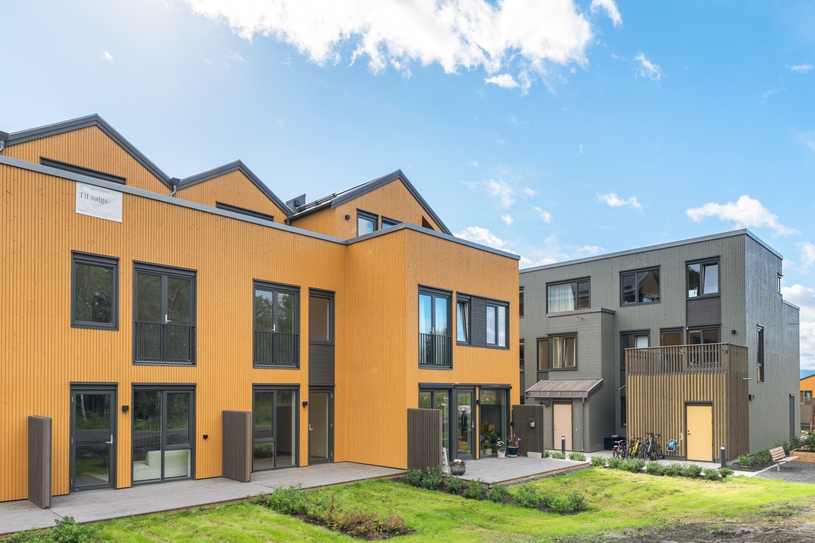 Rekkehus over 3 plan med takterrasse Galleribilde