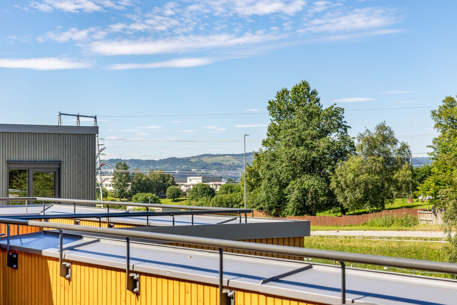 Utsikt fra takterrasse Galleribilde