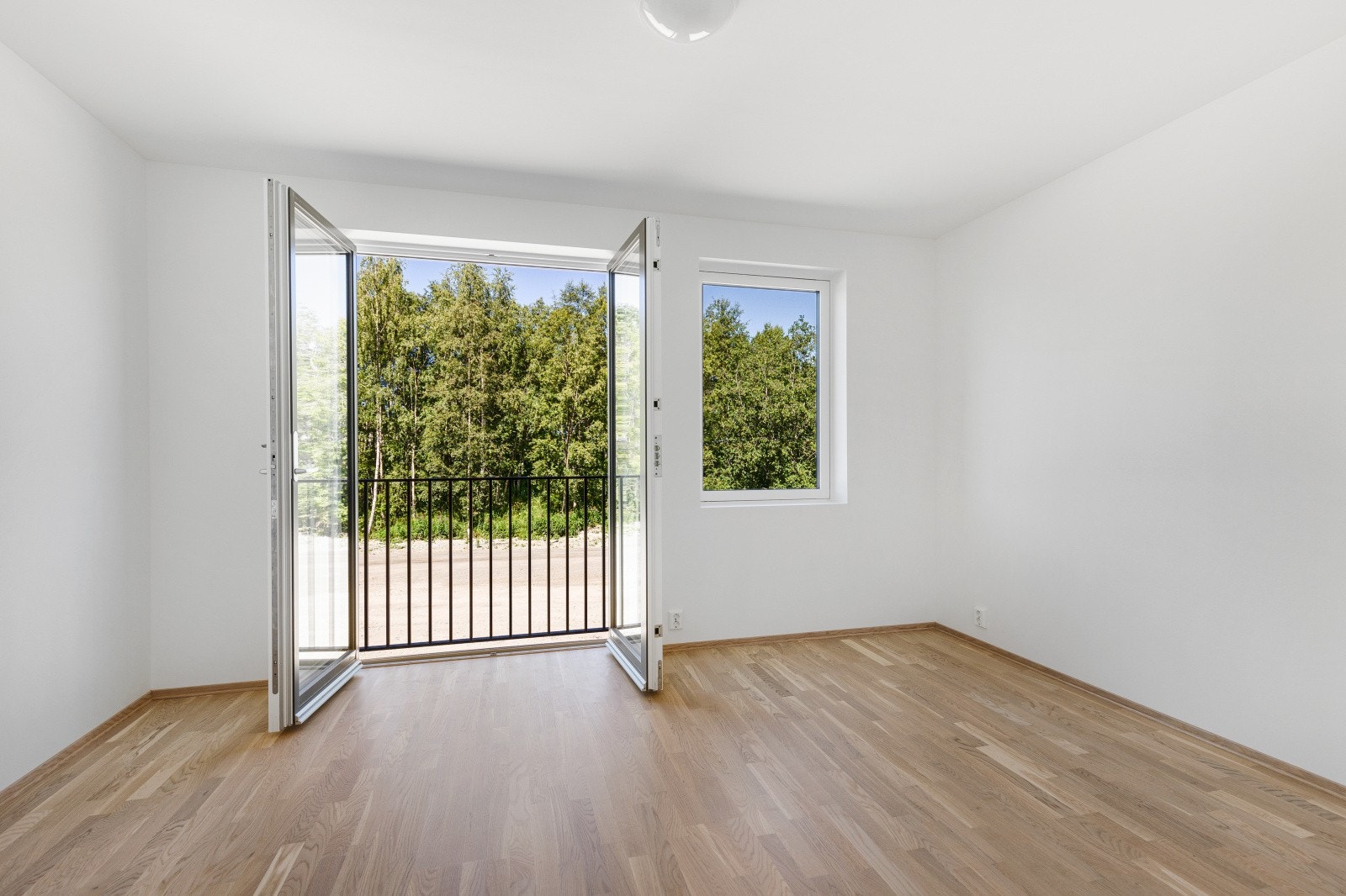 Hovedsoverom med fransk balkong Galleribilde