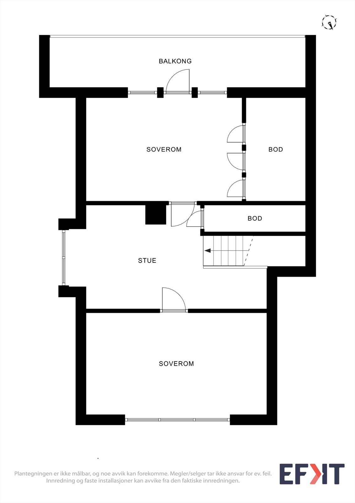 Plantegning 2. etasje Galleribilde