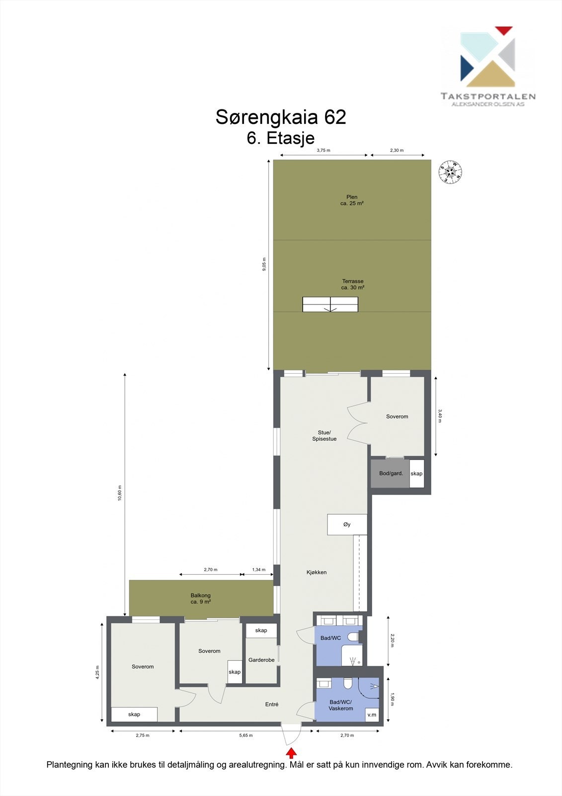 Plantegning Galleribilde