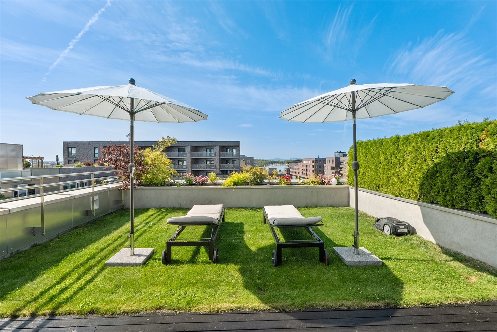 En terrasse av de sjeldne i Bjørvikasammenheng Galleribilde