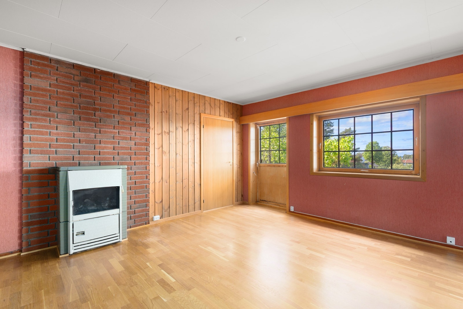 Utgang fra stuen til terrasse Galleribilde