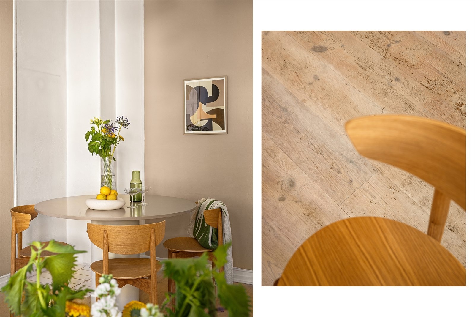 Det er pipeløp i leiligheten så det er mulighet for å etablere peis dersom man ønsker det. Galleribilde