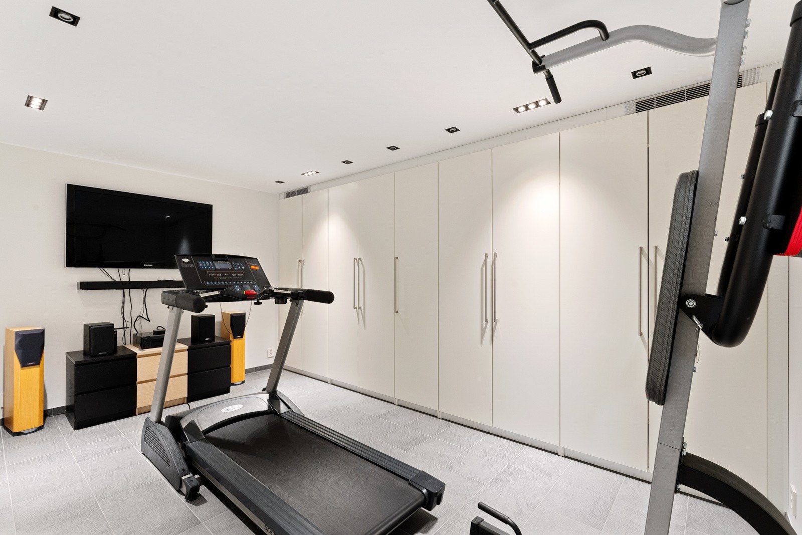 Trimrom underetasje. Galleribilde