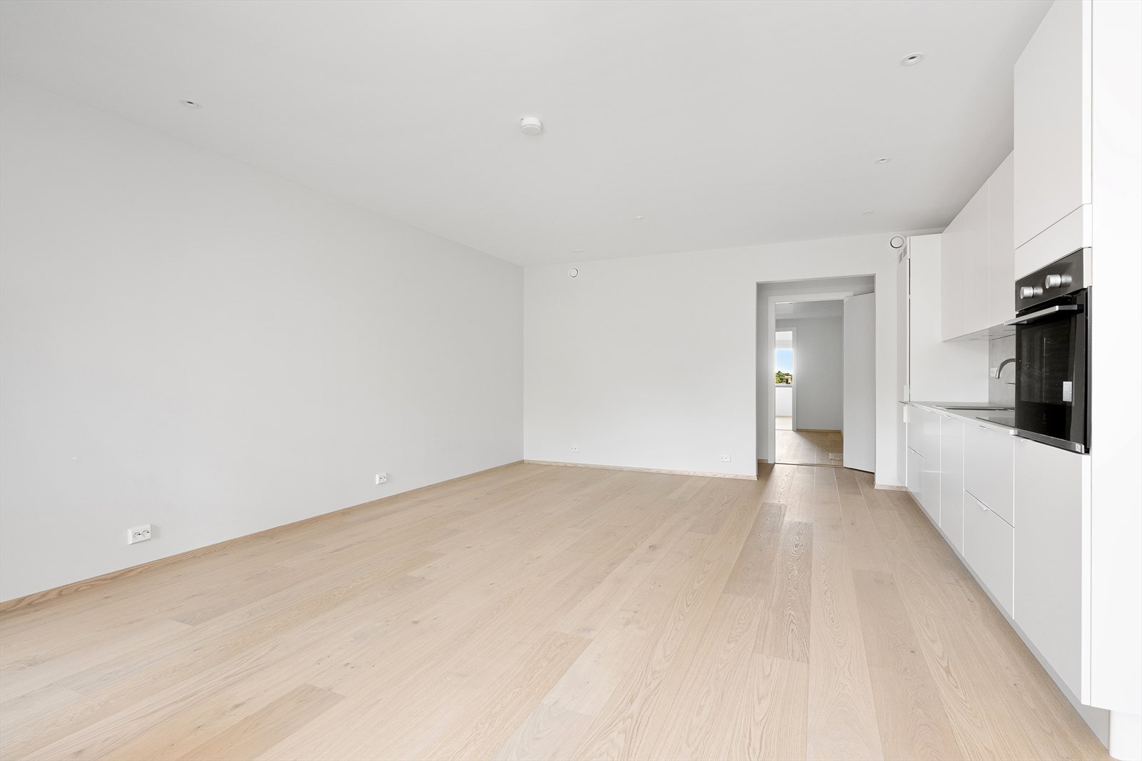 Romslig stue. Galleribilde