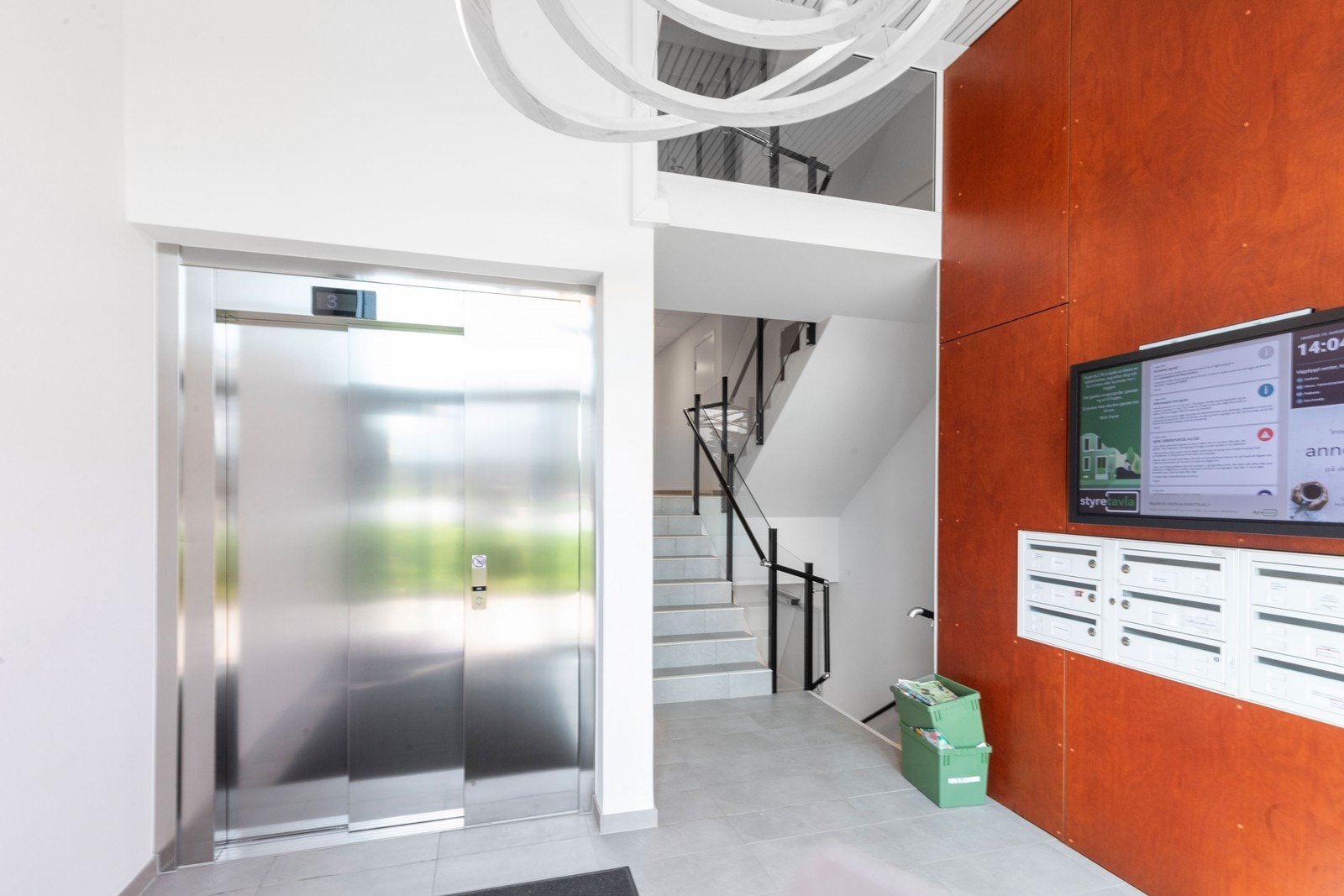 Pent opparbeidet inngangsparti. Galleribilde