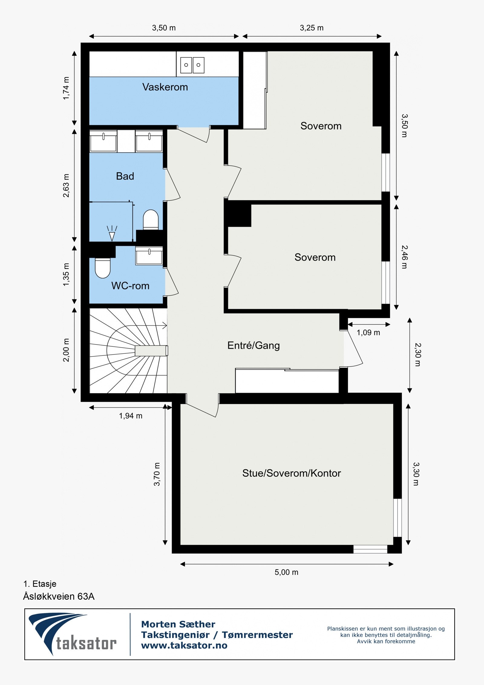 Plantegning - 1. etasje Galleribilde
