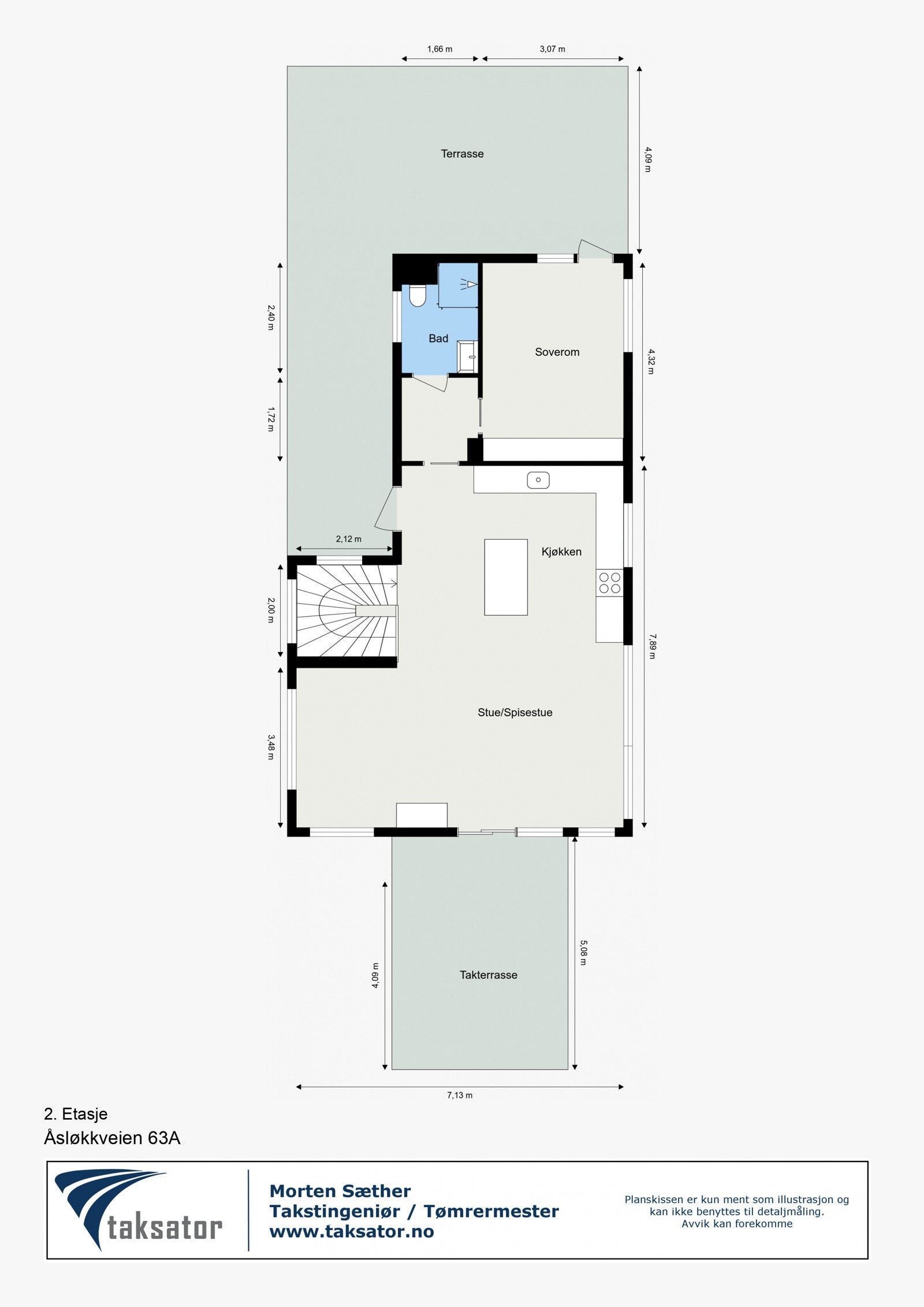 Plantegning - 2. etasje Galleribilde