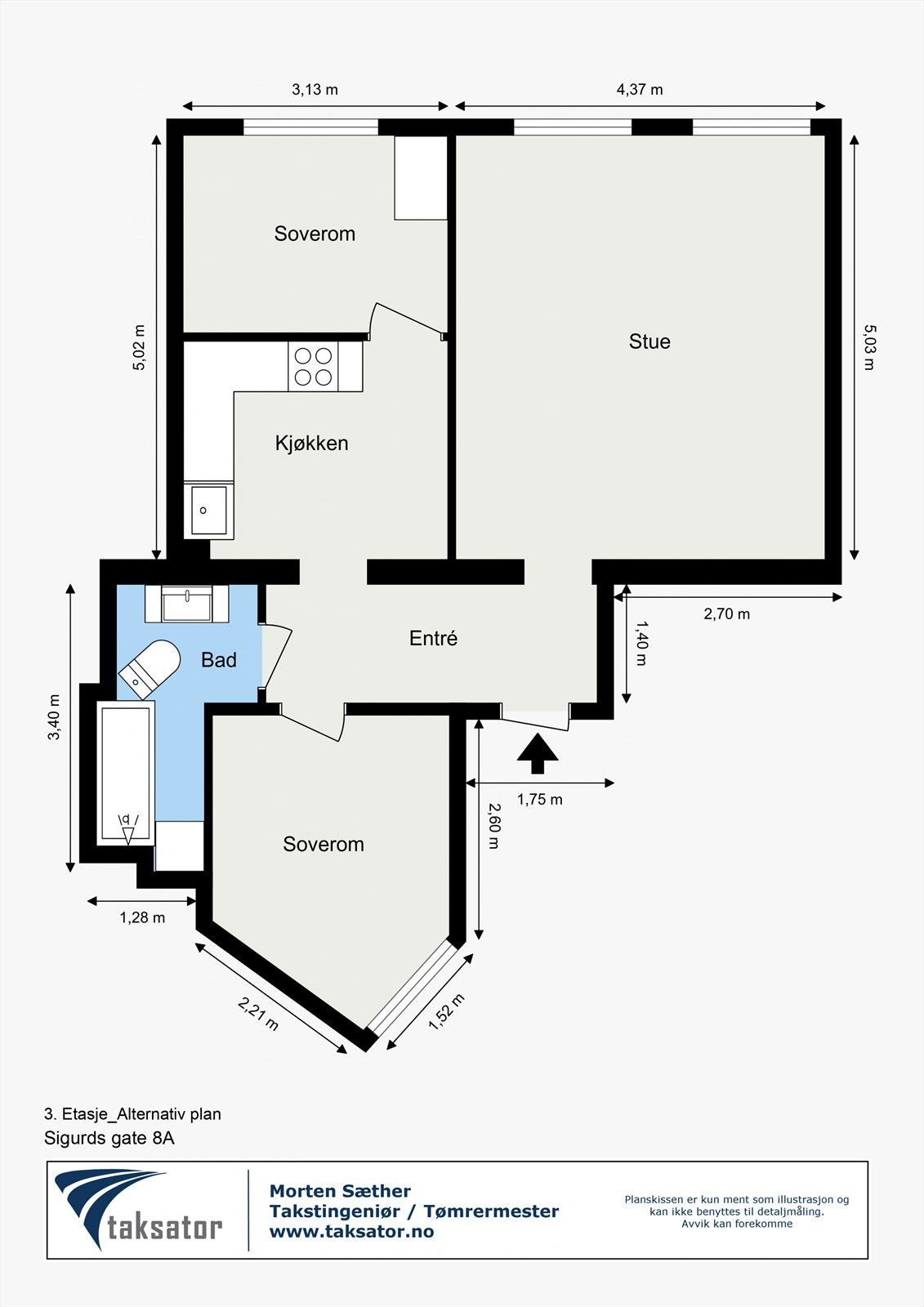 Alternativ plantegning. Kjøper er selv ansvarlig for en eventuell søknad og godkjennelses prosess Galleribilde