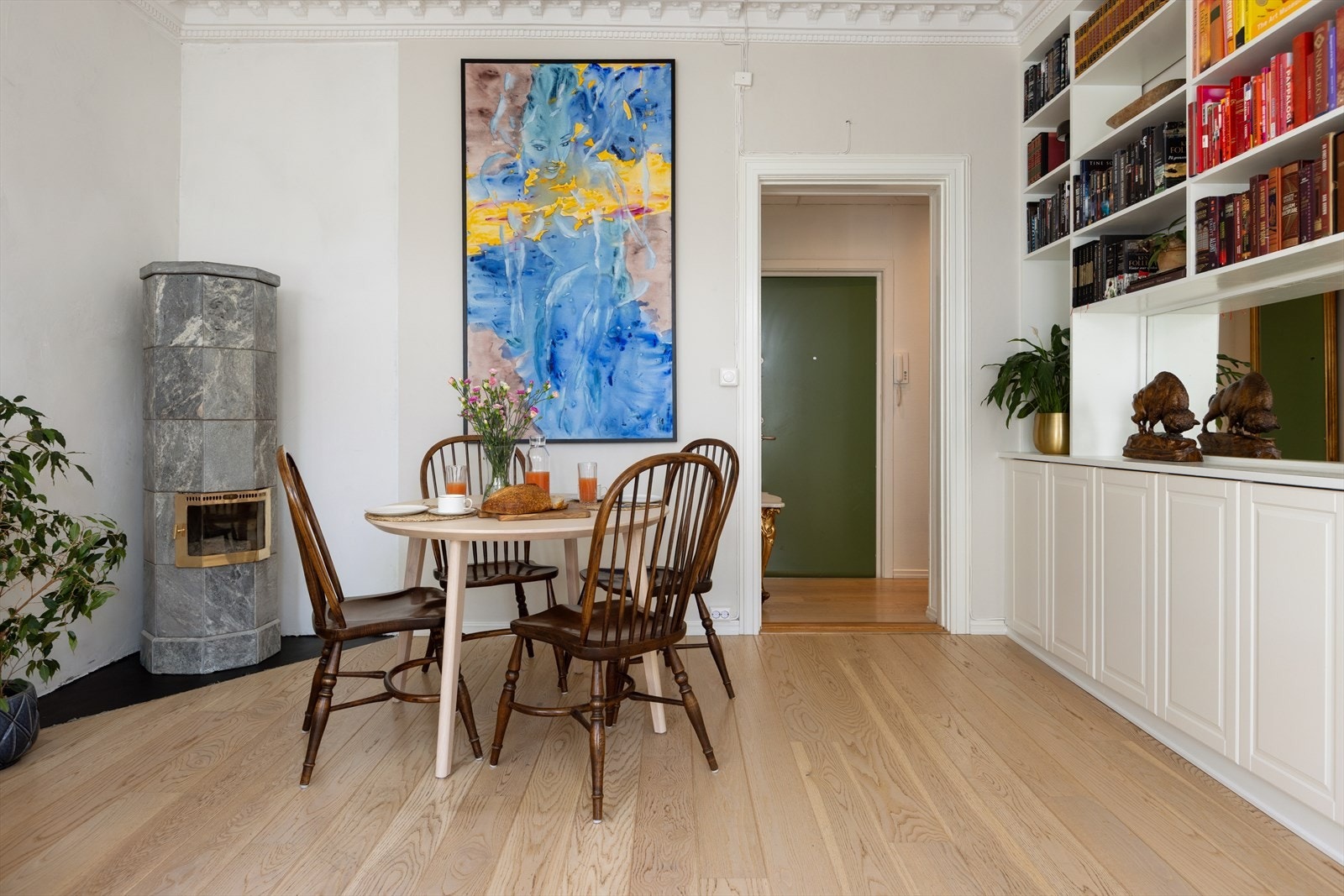 Klebersteinsovn fra Norsk kleber. Modell Octo 50 Galleribilde