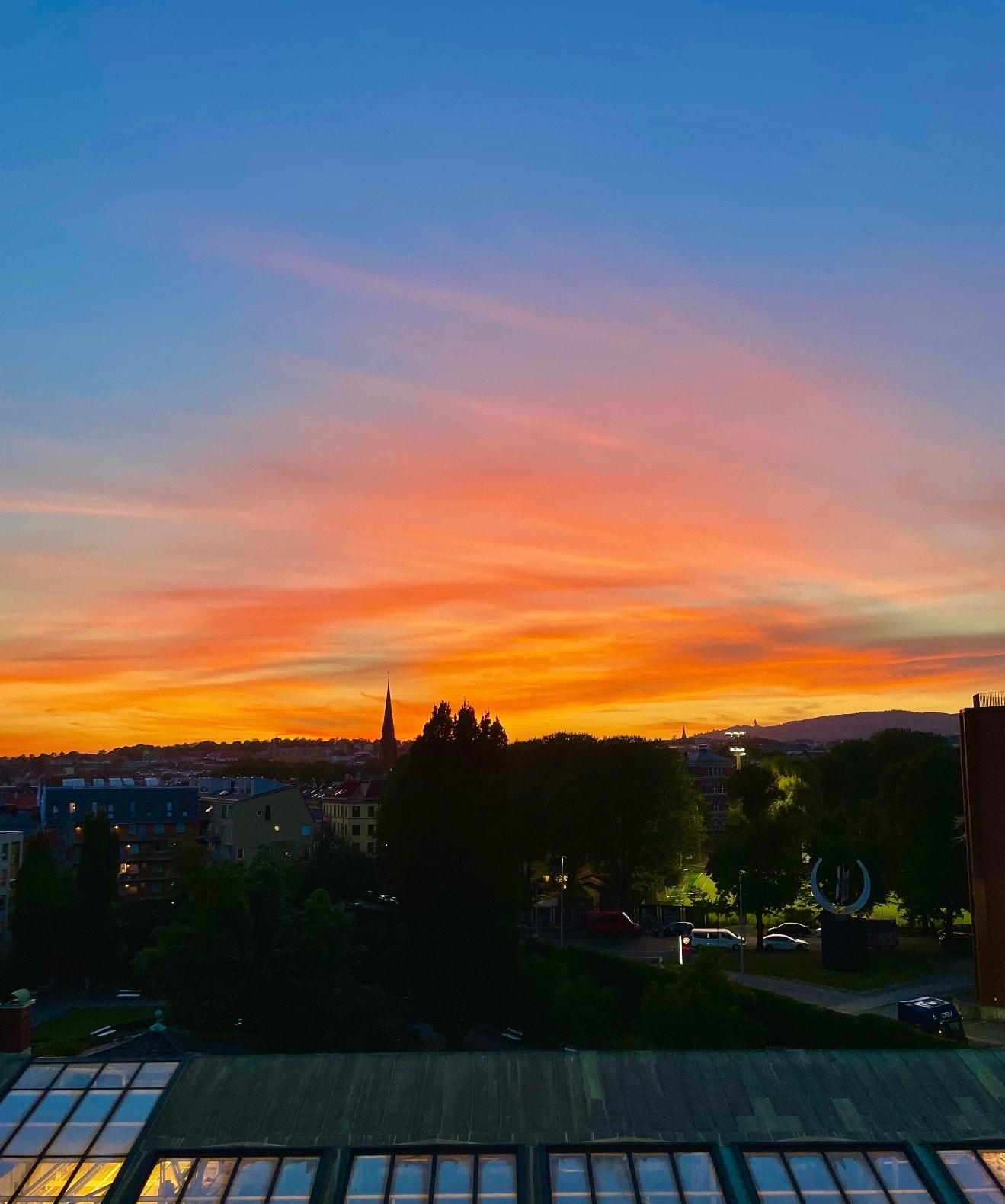 Solnedgang. Galleribilde