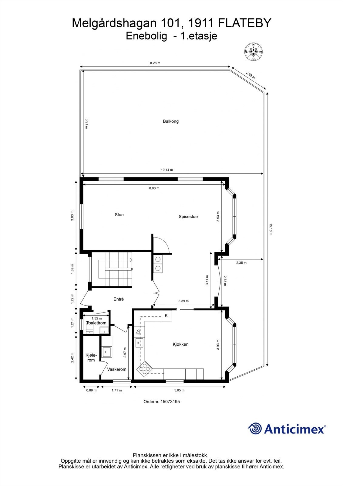 Plantegning 1.etasje Galleribilde