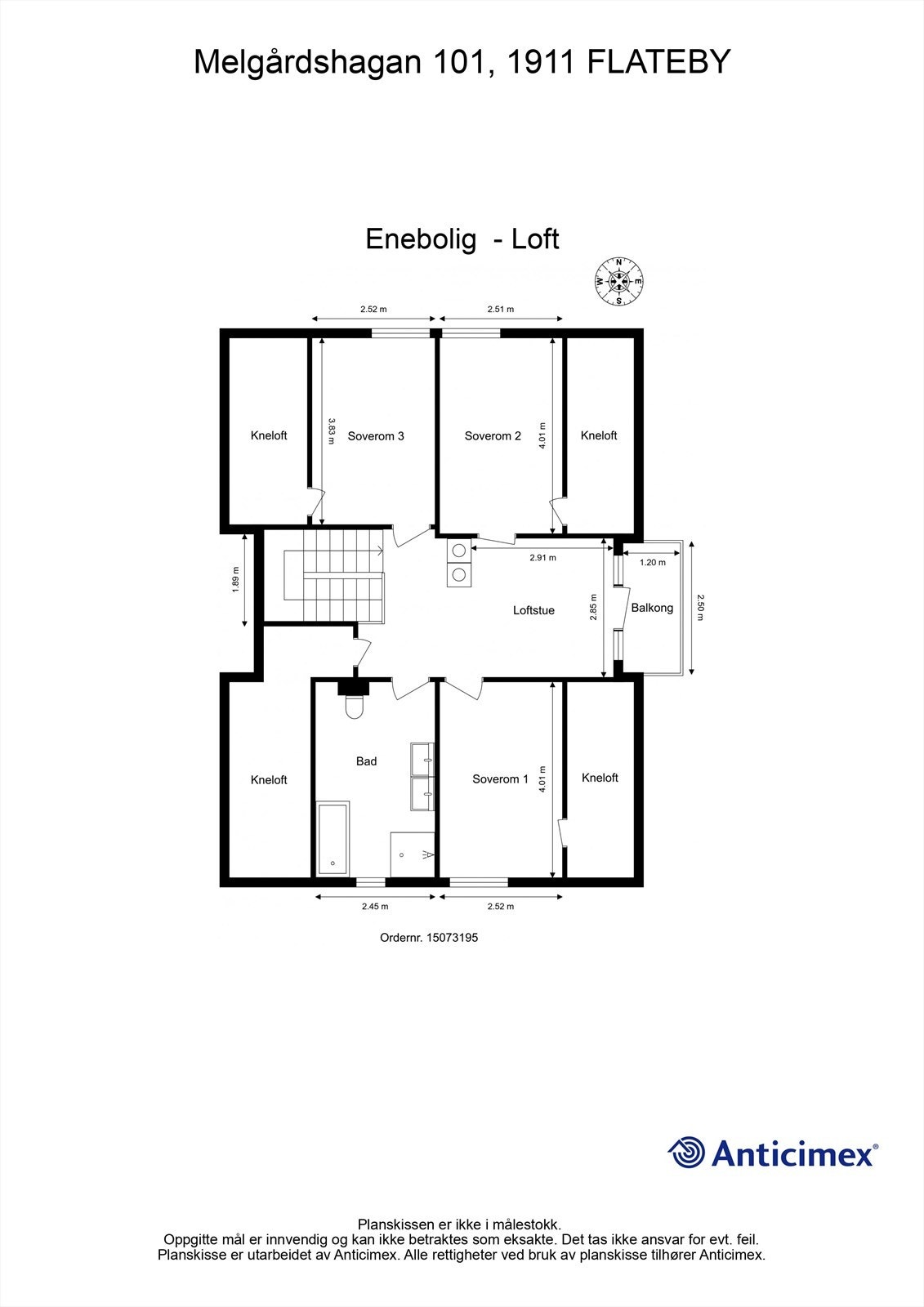 Plantegning 2.etasje Galleribilde