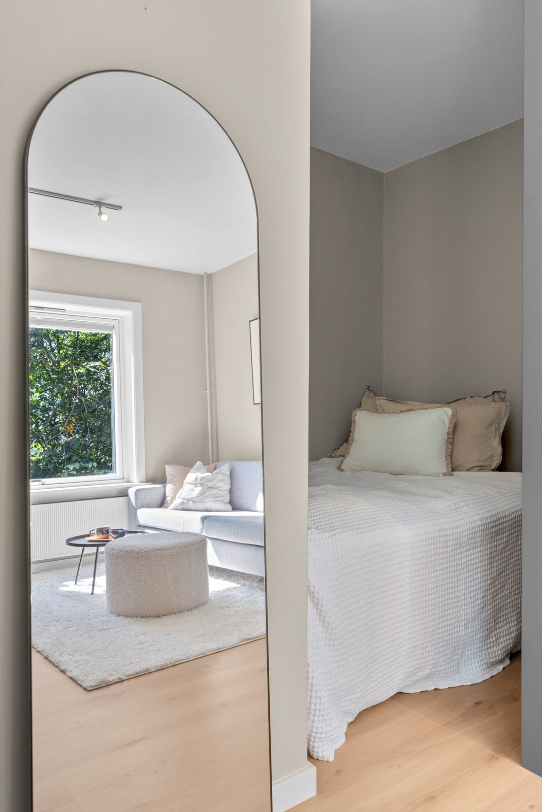 Overflatene i leiligheten ble pusset opp i 2023. Galleribilde