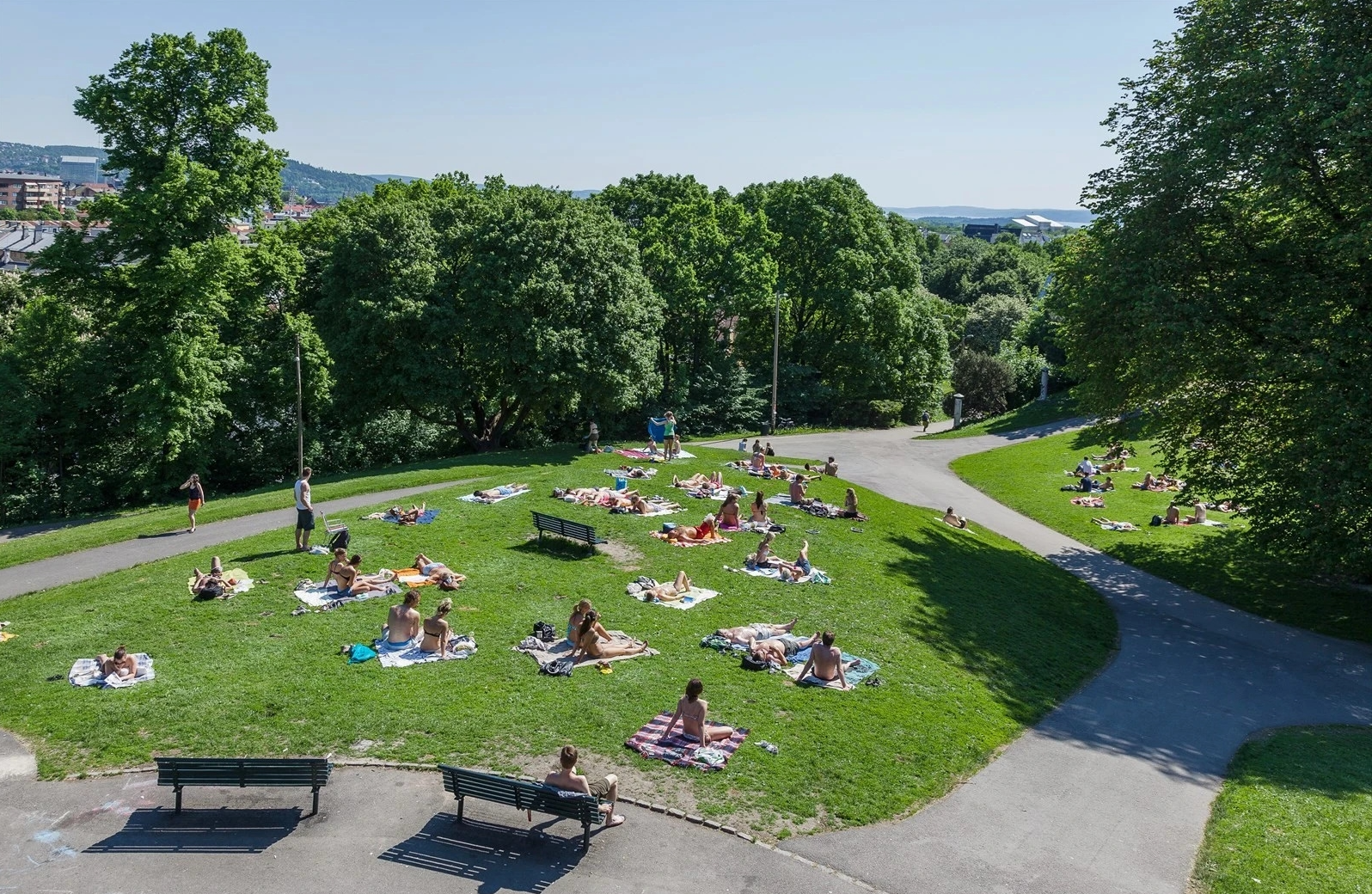 Vakre Stensparken kun kort gåavstand unna. Galleribilde