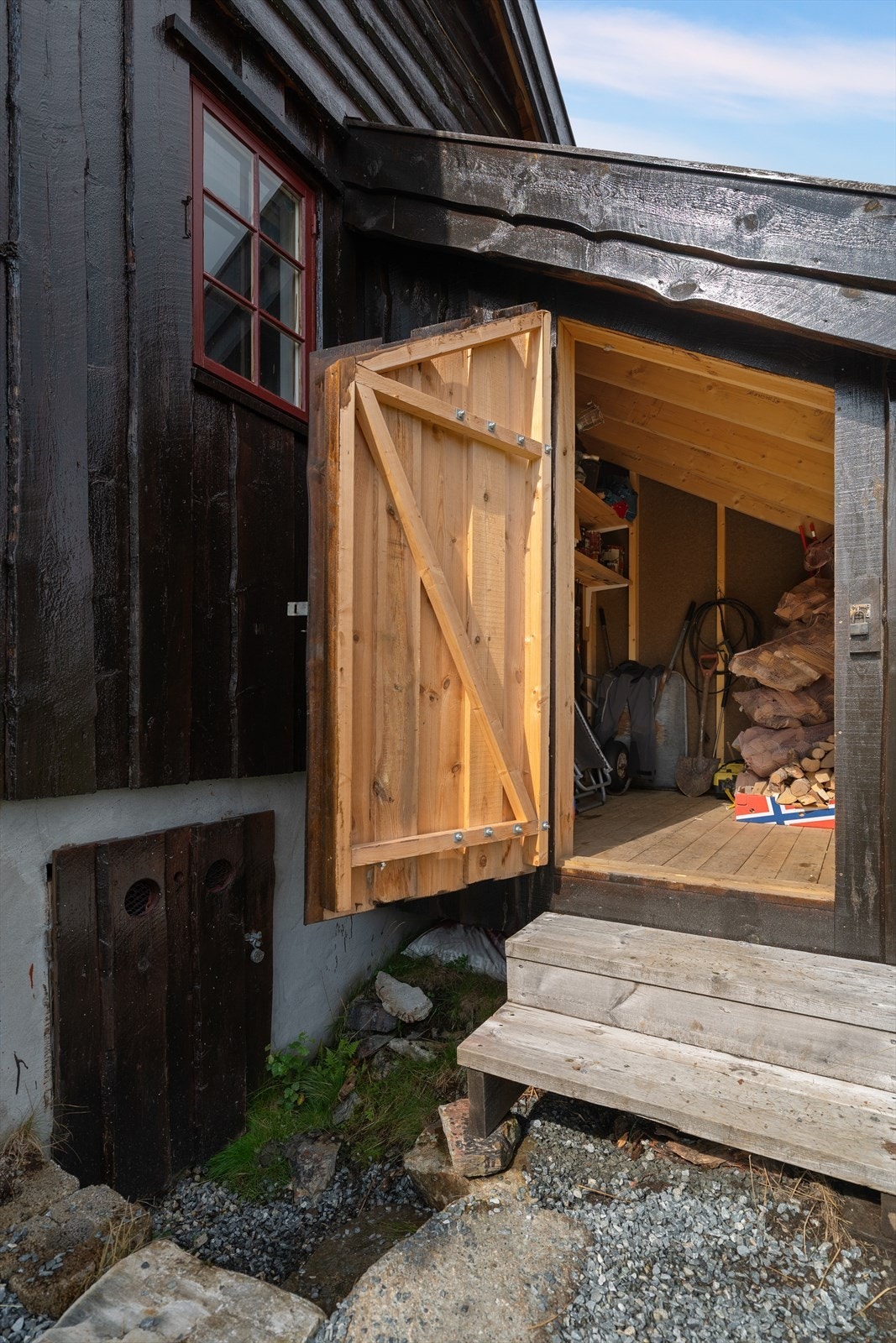 Utvendig bod. Galleribilde
