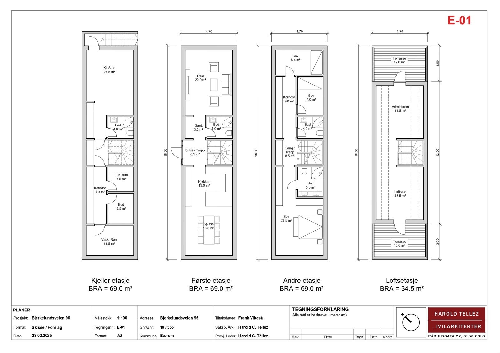 Forlsag til planløsninger - Planforslagene ligger vedlagt i salgsoppgaven og det presiseres at dette er kun ment for illustrasjon og avvik kan forekomme Galleribilde
