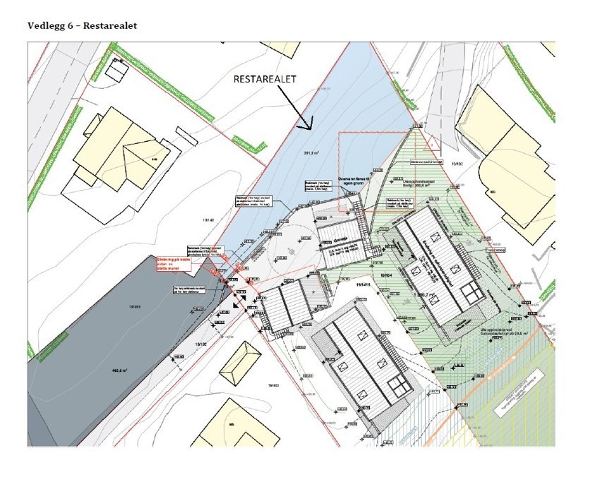 Skisse over tilleggsareal - Planforslagene ligger vedlagt i salgsoppgaven og det presiseres at dette er kun ment for illustrasjon og avvik kan forekomme Galleribilde