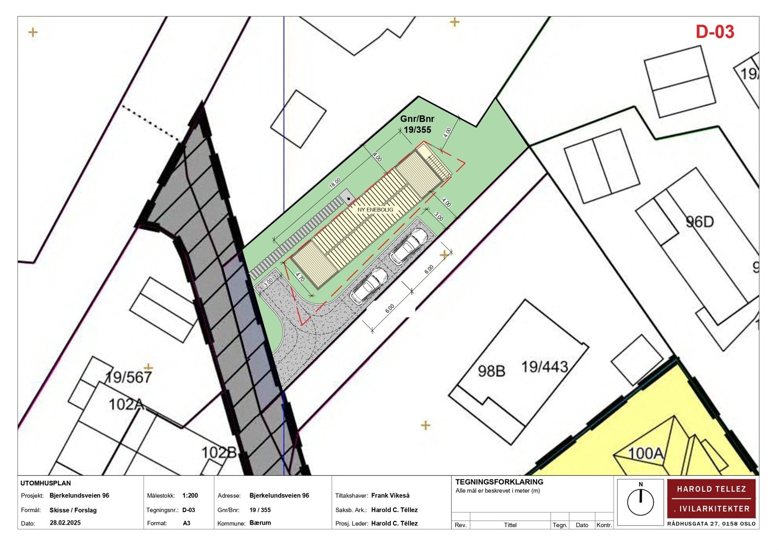 Utomhusplan skisse forslag - Planforslagene ligger vedlagt i salgsoppgaven og det presiseres at dette er kun ment for illustrasjon og avvik kan forekomme Galleribilde