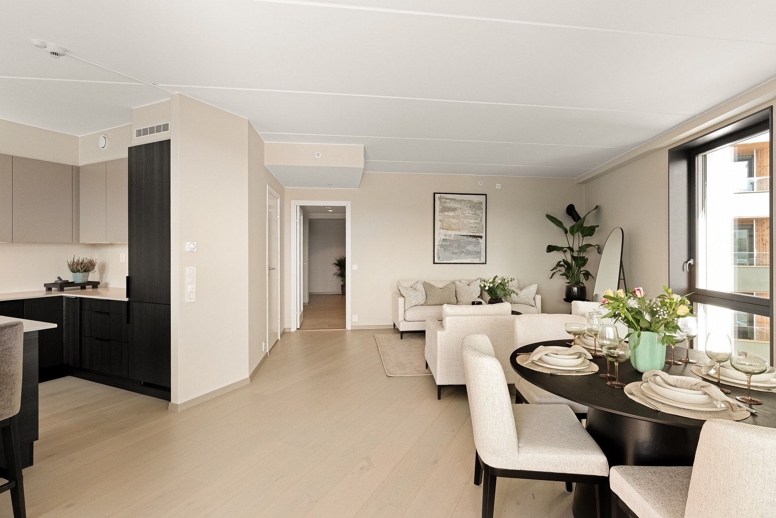 Vannbåren gulvvarme gir en jevn og behagelig varme. Galleribilde