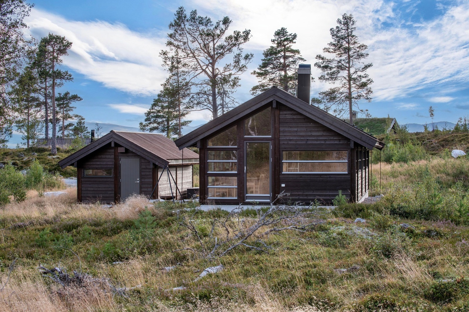 Ål hytte og uthus. Galleribilde