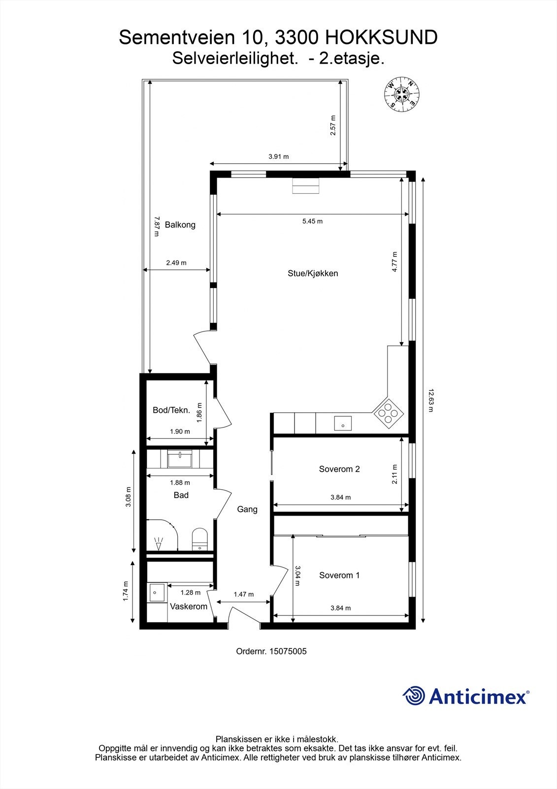 Plantegning Galleribilde